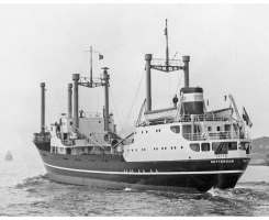 Bouwnummer 31: 'Trito' 1953 - Proefvaart van de 'Trito'.