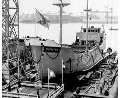 Bouwnummer 22: 'Meratus' 1953 - Klaar voor de tewaterlating op 6 juni 1953