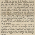 Krantenbericht: 'Ingezonden brief aan de Kamer van Koophandel in den-Bosch in 1872'.