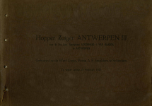 Fotoalbum Hopperzuiger 'Antwerpen III' 1925