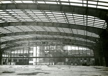 Interieur Beurshal tijdens opbouw 1939 (interieur)