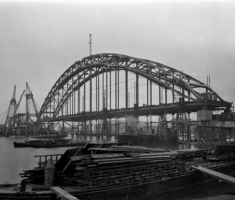 Bnr. 748: Bascules en aanrijbrug ' Brug over de Noord' 1939