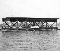 Bnr. 748: Bascules en aanrijbrug ' Brug over de Noord' 1939