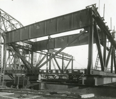 Bnr. 748: Bascules en aanrijbrug ' Brug over de Noord' 1939