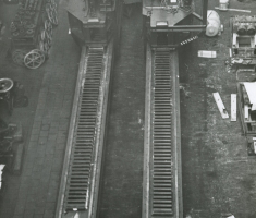 Bnr. 748: Bascules en aanrijbrug ' Brug over de Noord' 1939