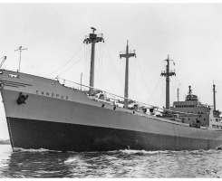 Co. 374 MS 'Canopus' op proefvaart in 1961