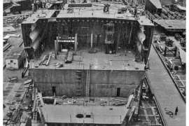 CO. 860 bouw gevorderd op 13 april 1971