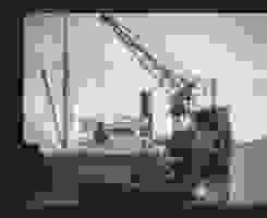 Bnr. 563 10 tons drijvende grijper kraan voor Rotterdamse haven
