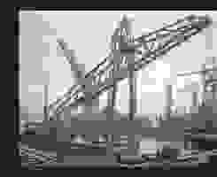 Bnr. 619 90 tons drijvende kraan voor Montevideo