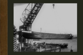 Bnr. 483 200 tons drijvende kraan voor de haven van Le Havre